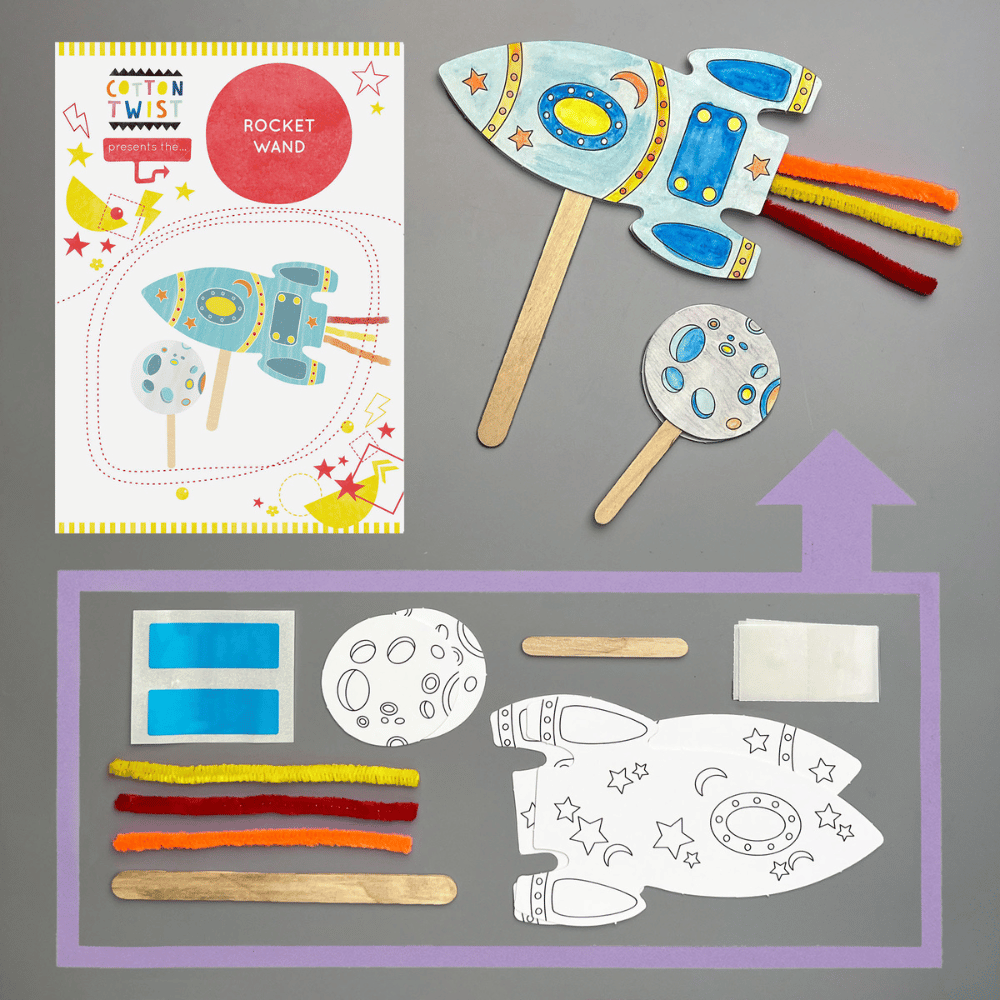 Make Your Own Rocket Craft Kit Set of 3 Art/Craft Kits - Science Museum Shop
