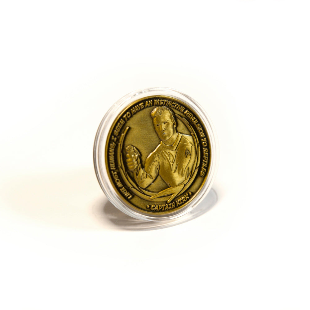 Science Museum Star Trek Collectible Coin - Antique Gold Edition Other Stationery - Science Museum Shop