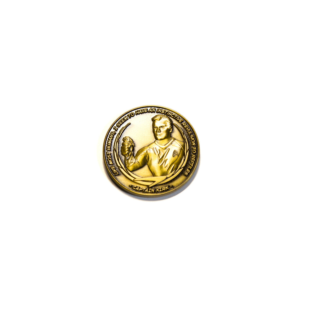Science Museum Star Trek Collectible Coin - Antique Gold Edition Other Stationery - Science Museum Shop