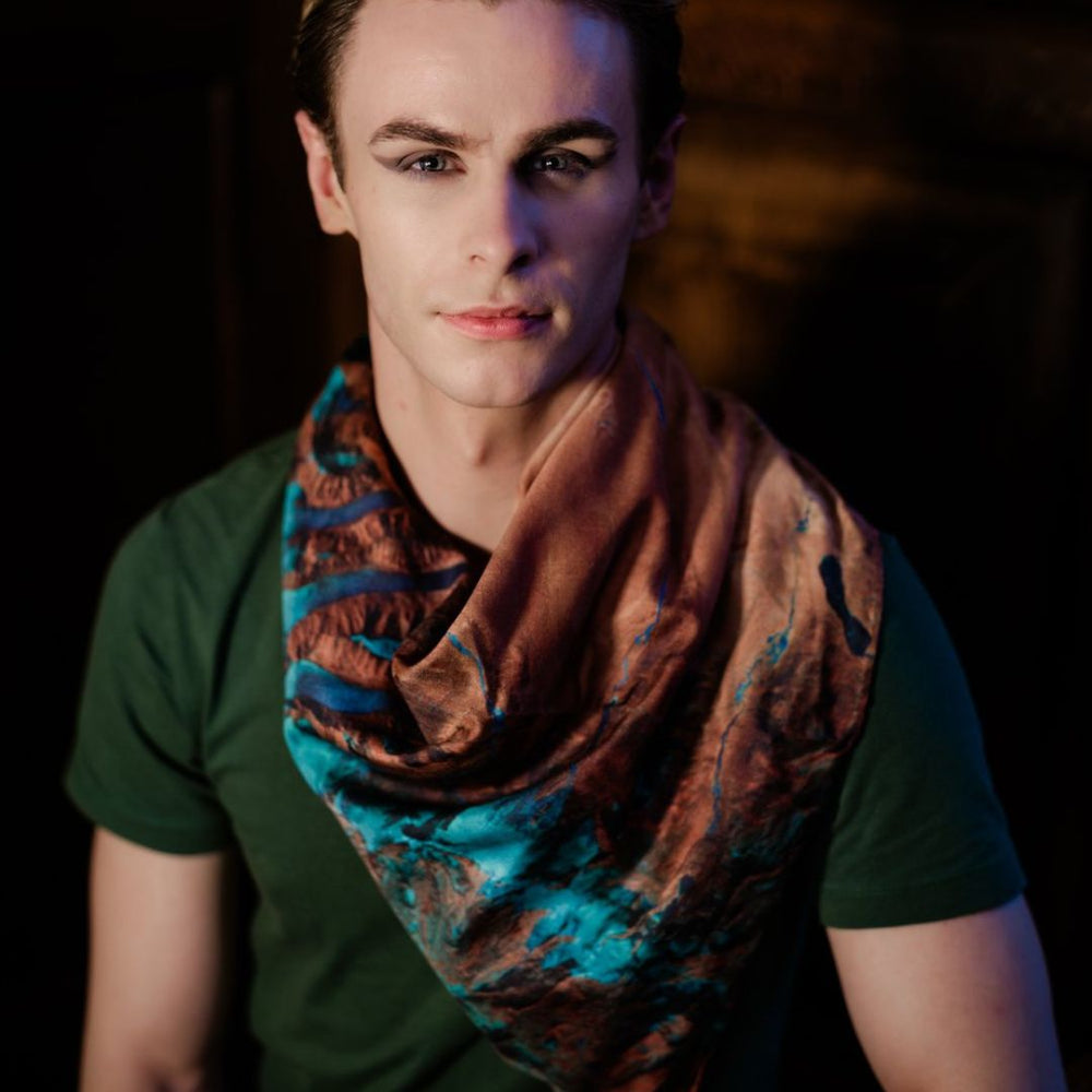 Tibet ESA x TAMMAM Organic Cotton Scarf Textile Accessories - Science Museum Shop