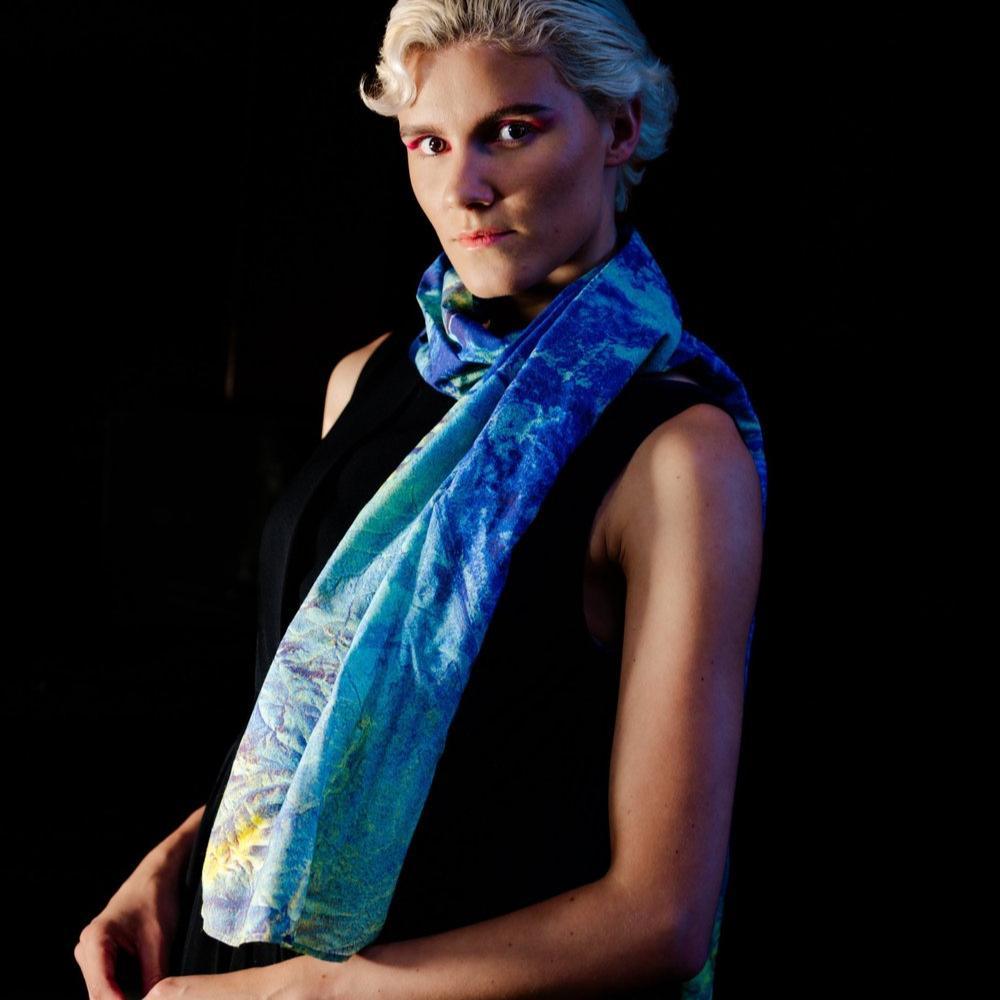 Bering ESA x TAMMAM Silk Scarf Textile Accessories - Science Museum Shop