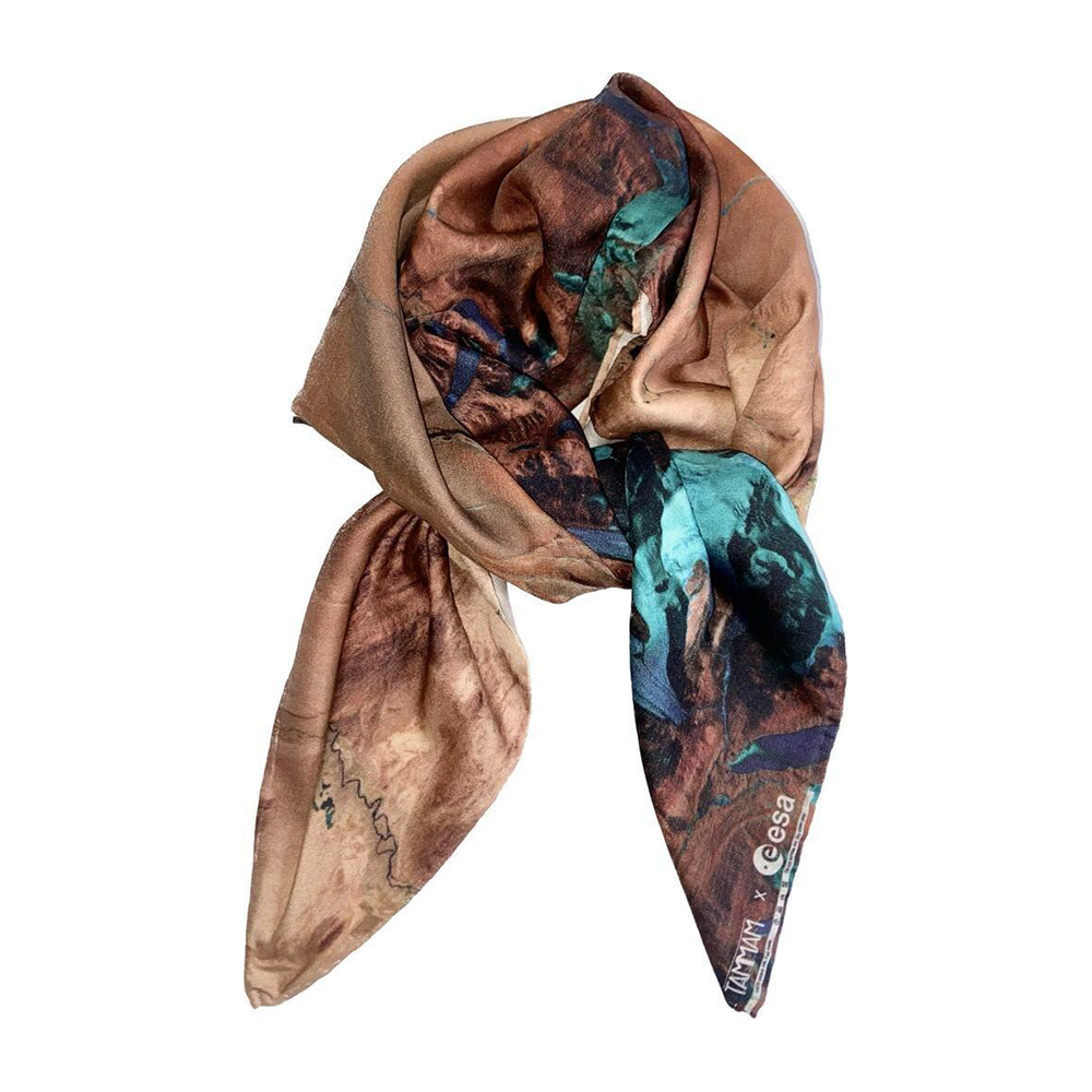 Tibet ESA x TAMMAM Organic Cotton Scarf Textile Accessories - Science Museum Shop