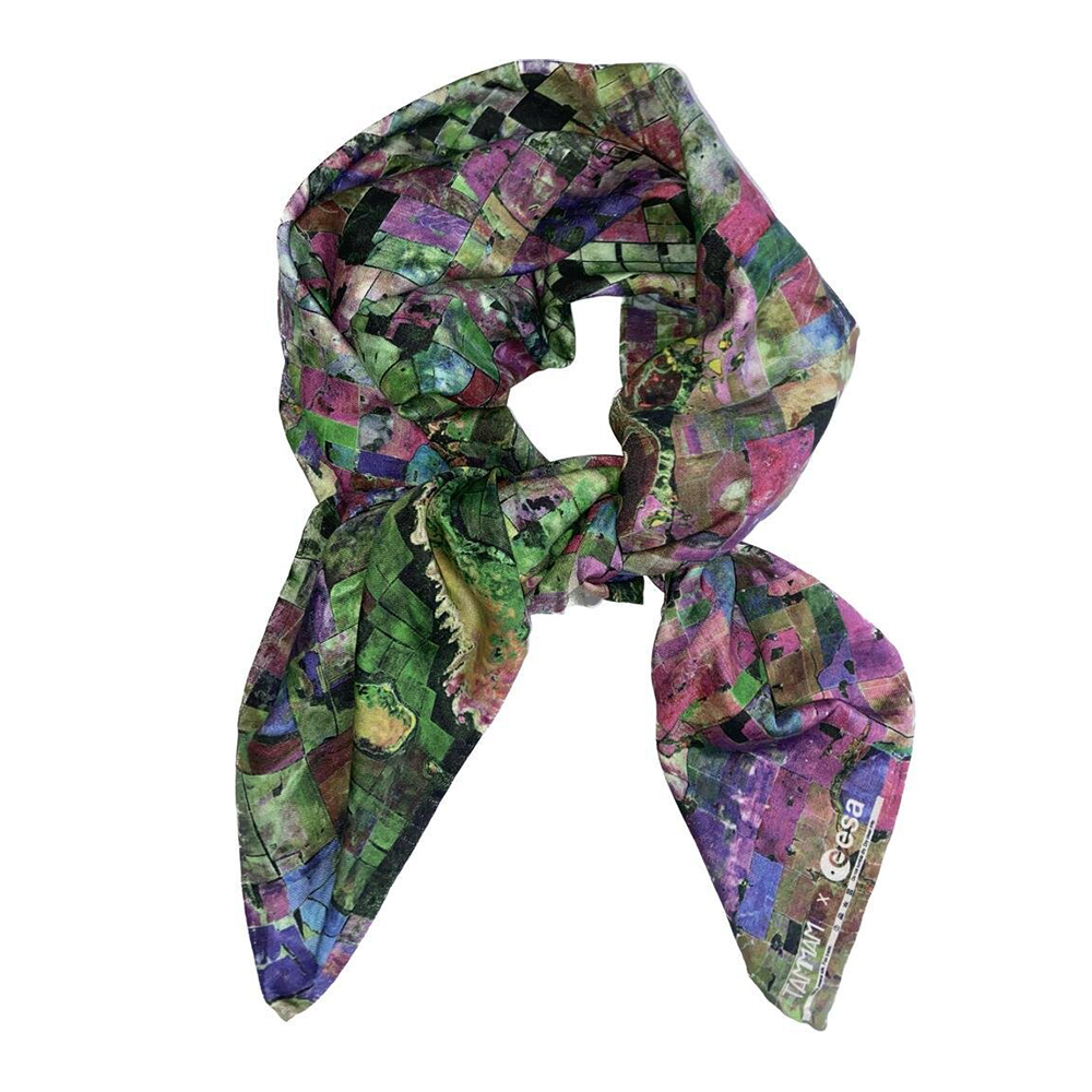 Australia ESA x TAMMAM Organic Cotton Scarf Textile Accessories - Science Museum Shop