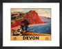 'Devon', GWR poster, 1936. art print extra small black Art Print - Science Museum Shop