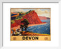 'Devon', GWR poster, 1936. art print extra small white Art Print - Science Museum Shop