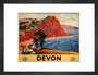 'Devon', GWR poster, 1936. art print small black Art Print - Science Museum Shop