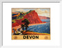 'Devon', GWR poster, 1936. art print small white Art Print - Science Museum Shop
