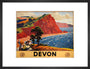 'Devon', GWR poster, 1936. art print medium black Art Print - Science Museum Shop