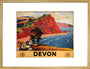 'Devon', GWR poster, 1936. art print large gold Art Print - Science Museum Shop
