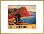 'Devon', GWR poster, 1936. art print extra large gold Art Print - Science Museum Shop