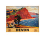 'Devon', GWR poster, 1936. unstretched canvas small none Art Print - Science Museum Shop
