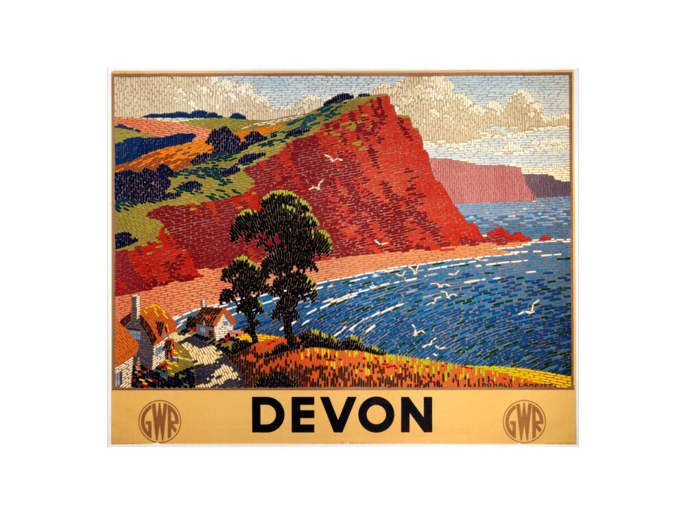 'Devon', GWR poster, 1936. art print medium none Art Print - Science Museum Shop
