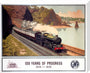 '100 Years of Progress, 1835-1935', GWR poster, 1935. stretched canvas large none Art Print - Science Museum Shop