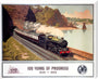 '100 Years of Progress, 1835-1935', GWR poster, 1935. stretched canvas extra large none Art Print - Science Museum Shop