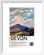 'Devon' GWR poster, 1937. art print extra small white Art Print - Science Museum Shop