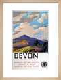 'Devon' GWR poster, 1937. art print small natural Art Print - Science Museum Shop