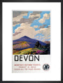 'Devon' GWR poster, 1937. art print medium black Art Print - Science Museum Shop