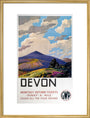 'Devon' GWR poster, 1937. art print large gold Art Print - Science Museum Shop