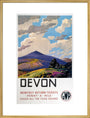 'Devon' GWR poster, 1937. art print extra large gold Art Print - Science Museum Shop