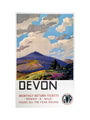 'Devon' GWR poster, 1937. art print large none Art Print - Science Museum Shop