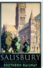 'Salisbury', SR poster, 1932. stretched canvas extra large none Art Print - Science Museum Shop