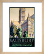 'Salisbury', SR poster, 1932. art print extra small natural Art Print - Science Museum Shop