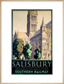 'Salisbury', SR poster, 1932. art print extra large natural Art Print - Science Museum Shop