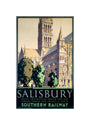 'Salisbury', SR poster, 1932. unstretched canvas small none Art Print - Science Museum Shop