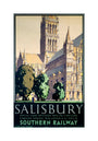 'Salisbury', SR poster, 1932. unstretched canvas medium none Art Print - Science Museum Shop