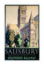 'Salisbury', SR poster, 1932. unstretched canvas large none Art Print - Science Museum Shop