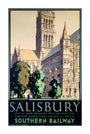 'Salisbury', SR poster, 1932. unstretched canvas extra large none Art Print - Science Museum Shop