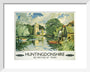 Hemingford Grey, Huntingdonshire, BR poster, c 1950s. art print extra small white Art Print - Science Museum Shop