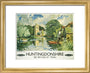 Hemingford Grey, Huntingdonshire, BR poster, c 1950s. art print extra small gold Art Print - Science Museum Shop