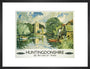 Hemingford Grey, Huntingdonshire, BR poster, c 1950s. art print medium black Art Print - Science Museum Shop