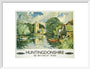 Hemingford Grey, Huntingdonshire, BR poster, c 1950s. art print medium white Art Print - Science Museum Shop