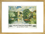 Hemingford Grey, Huntingdonshire, BR poster, c 1950s. art print medium gold Art Print - Science Museum Shop