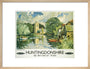 Hemingford Grey, Huntingdonshire, BR poster, c 1950s. art print medium natural Art Print - Science Museum Shop