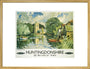 Hemingford Grey, Huntingdonshire, BR poster, c 1950s. art print large gold Art Print - Science Museum Shop