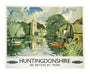 Hemingford Grey, Huntingdonshire, BR poster, c 1950s. unstretched canvas extra large none Art Print - Science Museum Shop