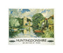 Hemingford Grey, Huntingdonshire, BR poster, c 1950s. unstretched canvas small none Art Print - Science Museum Shop