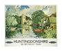Hemingford Grey, Huntingdonshire, BR poster, c 1950s. unstretched canvas large none Art Print - Science Museum Shop