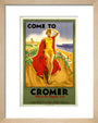 'Come to Cromer, Where the Poppies Grow', LMS/LNER poster, 1923-1947. art print extra small natural Art Print - Science Museum Shop