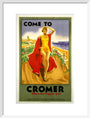 'Come to Cromer, Where the Poppies Grow', LMS/LNER poster, 1923-1947. art print medium white Art Print - Science Museum Shop