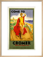 'Come to Cromer, Where the Poppies Grow', LMS/LNER poster, 1923-1947. art print medium natural Art Print - Science Museum Shop