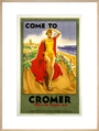 'Come to Cromer, Where the Poppies Grow', LMS/LNER poster, 1923-1947. art print extra large natural Art Print - Science Museum Shop