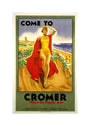 'Come to Cromer, Where the Poppies Grow', LMS/LNER poster, 1923-1947. unstretched canvas medium none Art Print - Science Museum Shop
