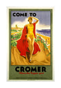 'Come to Cromer, Where the Poppies Grow', LMS/LNER poster, 1923-1947. unstretched canvas large none Art Print - Science Museum Shop