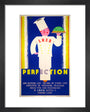 'Perfection', LNER poster, c 1930s. art print extra small black Art Print - Science Museum Shop