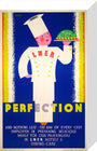 'Perfection', LNER poster, c 1930s. stretched canvas small none Art Print - Science Museum Shop