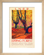 'Epping Forest', LNER poster, 1923-1947. art print extra small natural Art Print - Science Museum Shop